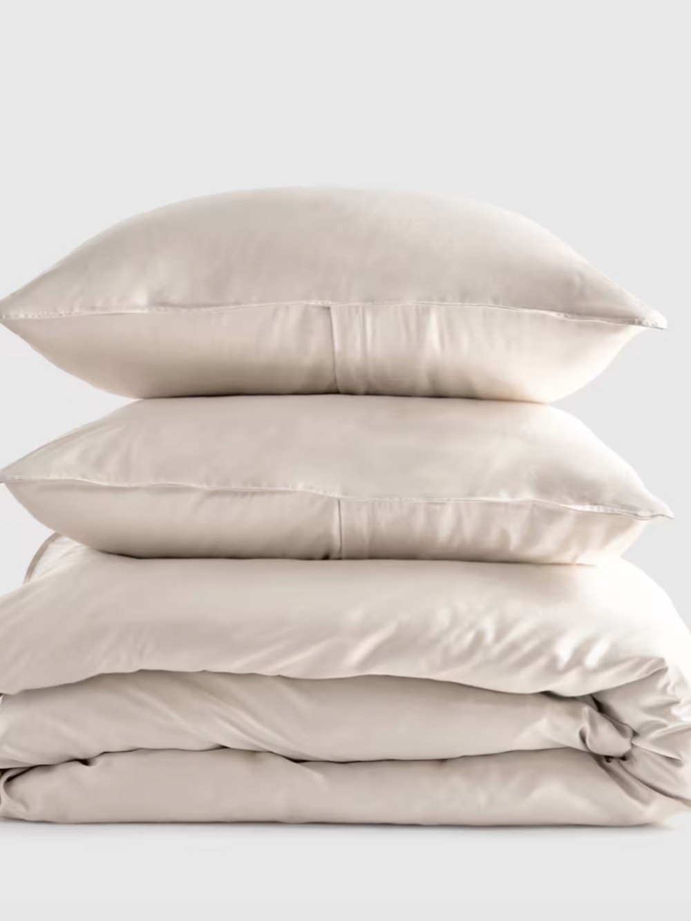 New Bamboo Duvet Cover Set Full/Queen Sand